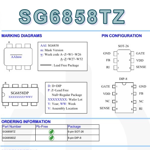 SG6858 TZ (AAHBB)